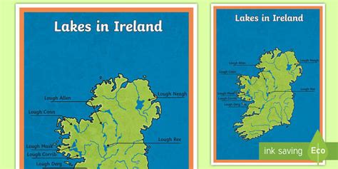 irish lakes list.